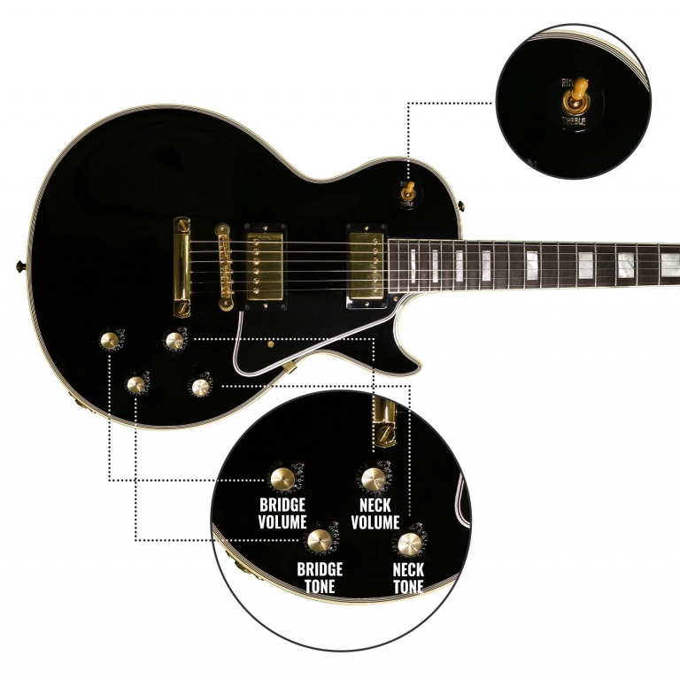 Les Paul – Volume/Tone & Pickup Selector